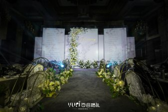 百合婚礼案例：百合婚礼2017年婚庆案例